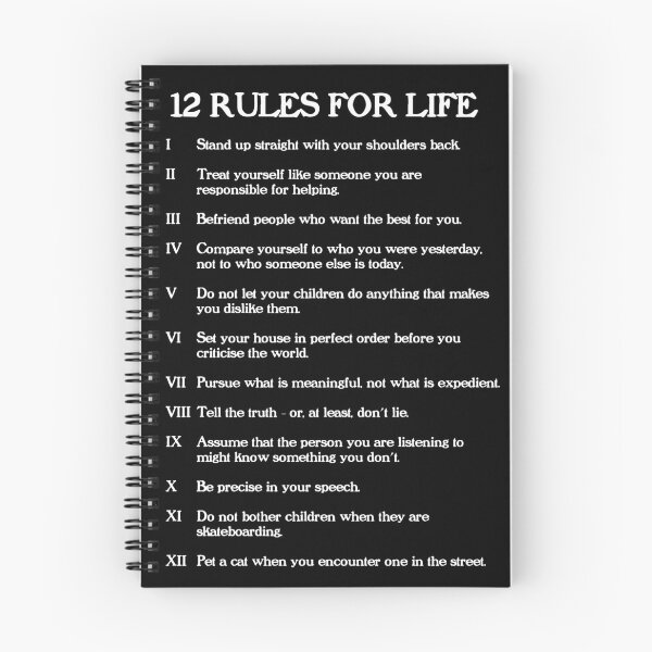 Item preview, 12 rules for life - Jordan Peterson designed and sold by LibertyTees.