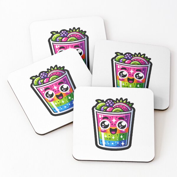 Item preview, Sparkling Rainbow Smoothie Cartoon designed and sold by Akioos.