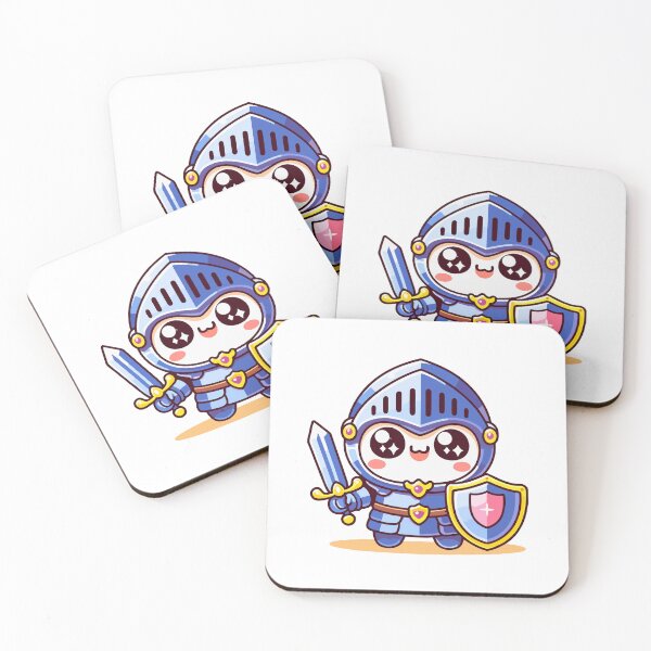 Item preview, Kawaii Knight in Shining Armor - Cute Chibi Warrior designed and sold by Akioos.