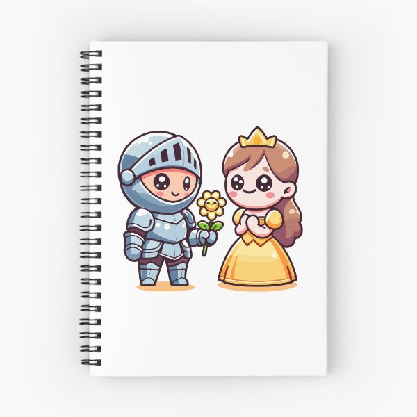 Item preview, Adorable Knight and Princess - Kawaii Medieval Romance designed and sold by Akioos.