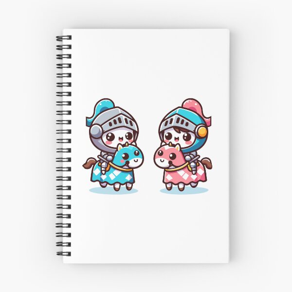 Item preview, Adorable Kawaii Knights - Cute Jousting Duo designed and sold by Akioos.