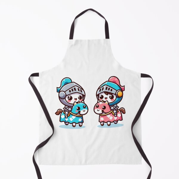 Item preview, Adorable Kawaii Knights - Cute Jousting Duo designed and sold by Akioos.