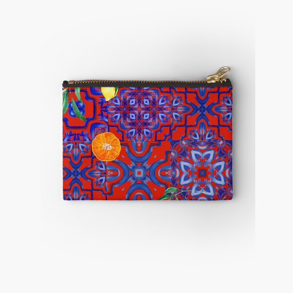 Item preview, Blue mosaic tiles,lemon,citrus,Mediterranean tiles  designed and sold by MariaMarinova.
