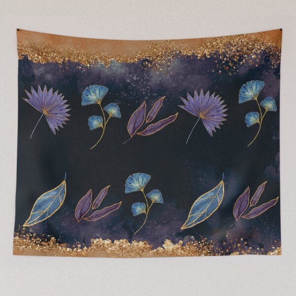 Item preview, Abstract, Leaves on a Colorful Background designed and sold by WhiteSoftPetals.