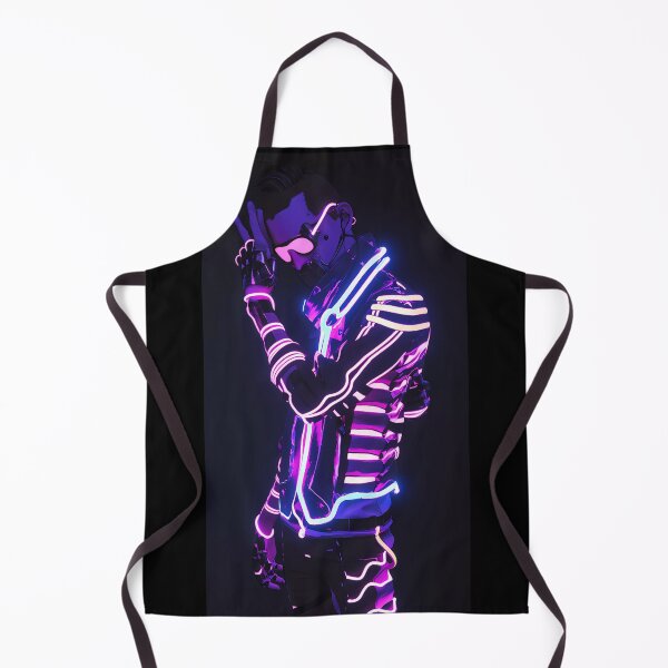 Item preview, “Man in Neon Lights: Glowing Vibes” designed and sold by Art-Vortex-fr.