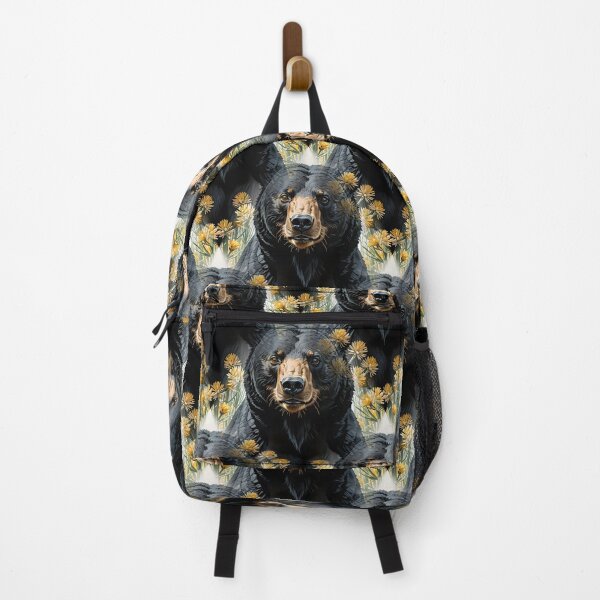 Item preview, Bear Surrounded By Yucca flower New Mexico State Pattern 2 designed and sold by taiche.