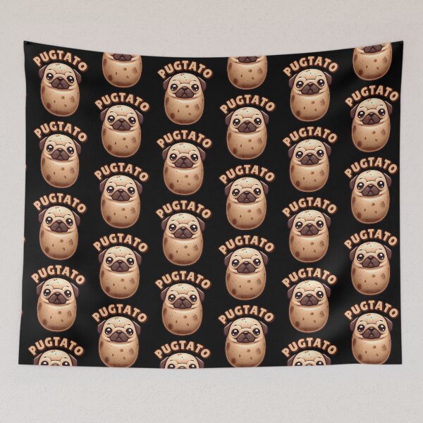 Item preview, Pugtato Funny cute Pug dog Potato Pun. designed and sold by Unitepeople.