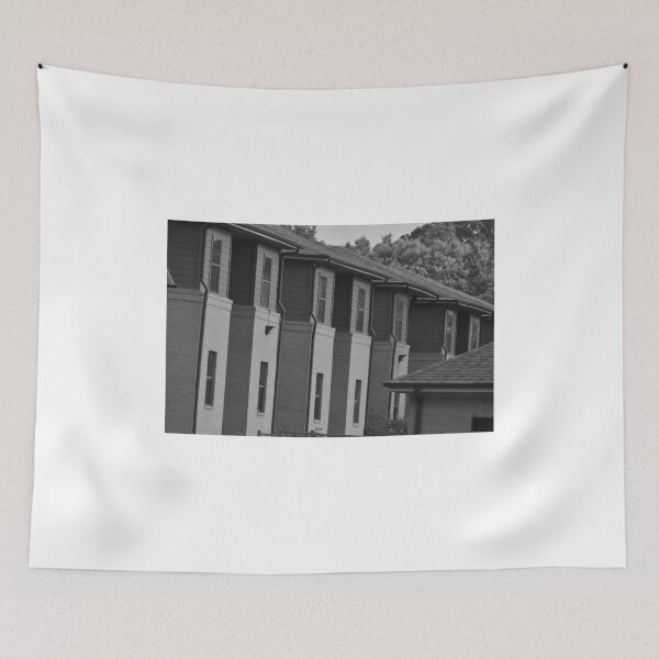 Item preview, A line of apartments on a sunny day designed and sold by FoxGlove5.