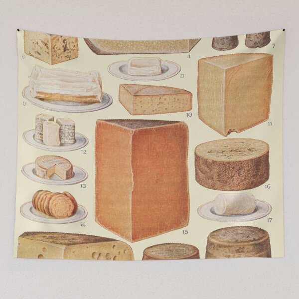 Item preview, vintage cheese products designed and sold by Mauswohn.