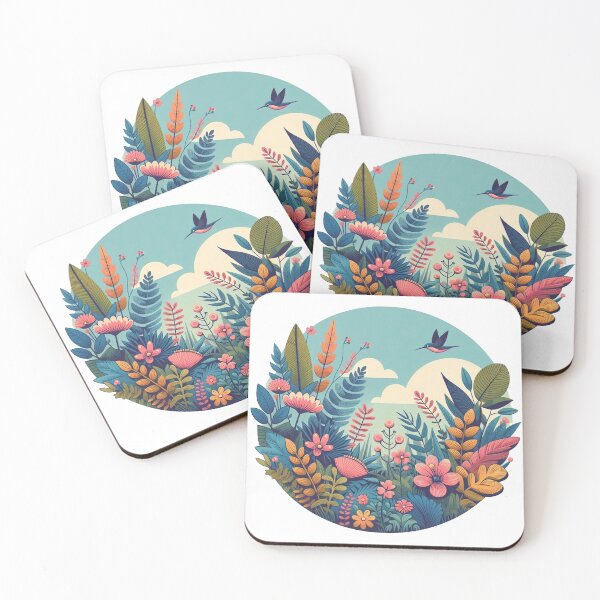 Item preview, A bright and floral day for a hummingbird designed and sold by Silbays.