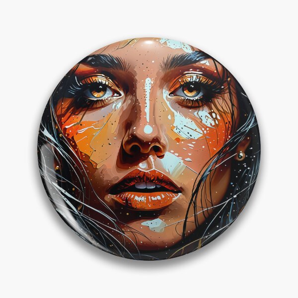 Item preview, Beautiful Girl: Moody Acrylic Representation designed and sold by Jr-Mensagens.