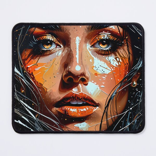 Item preview, Beautiful Girl: Moody Acrylic Representation designed and sold by Jr-Mensagens.