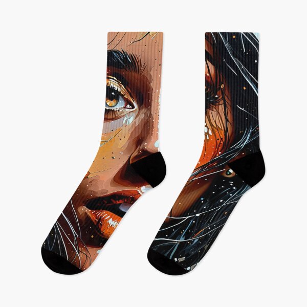 Item preview, Beautiful Girl: Moody Acrylic Representation designed and sold by Jr-Mensagens.