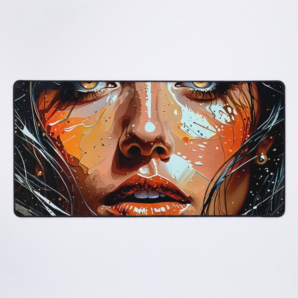Item preview, Beautiful Girl: Moody Acrylic Representation designed and sold by Jr-Mensagens.