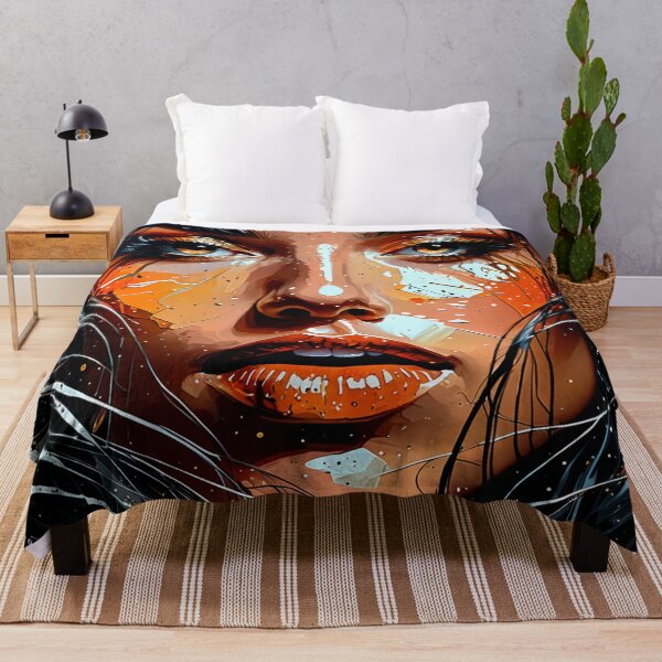 Item preview, Beautiful Girl: Moody Acrylic Representation designed and sold by Jr-Mensagens.
