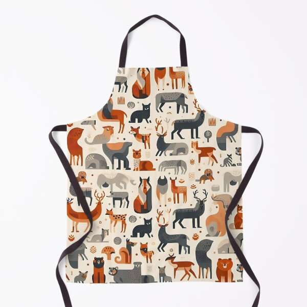 Item preview, Cute wild animals pattern designed and sold by Haji  Kamora.