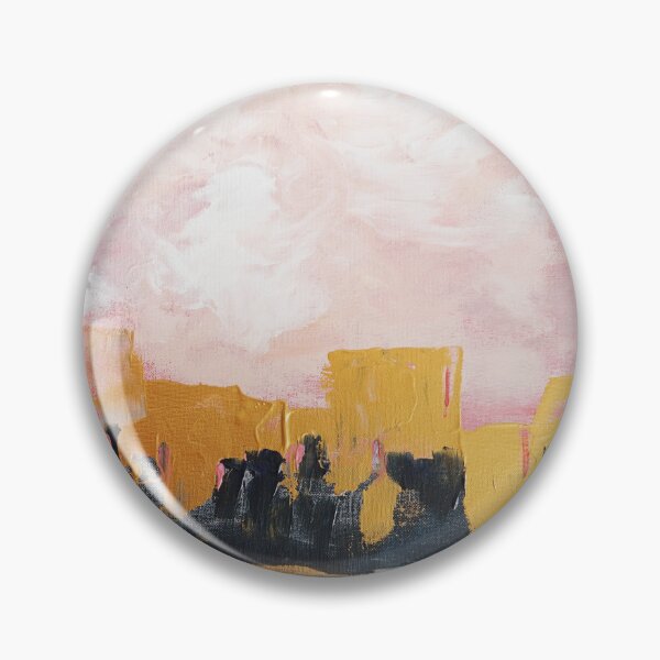 Item preview, Abstract, pink navy gold, city-scape modern designed and sold by Myartspace.