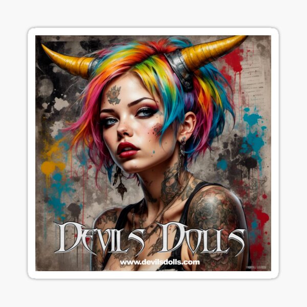 Item preview, Devils Dolls - Painting babe design - 033 designed and sold by bravomodels.