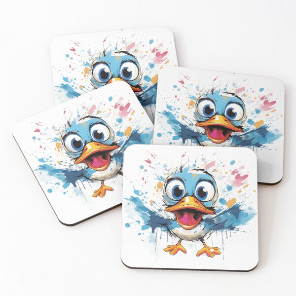 Item preview, Blue Splat Duck designed and sold by Line Designs By Duck.