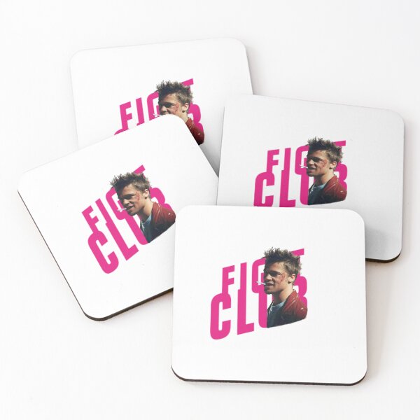 Item preview, Fight Club Tyler Durden Film Pink Title Image designed and sold by sasocru.