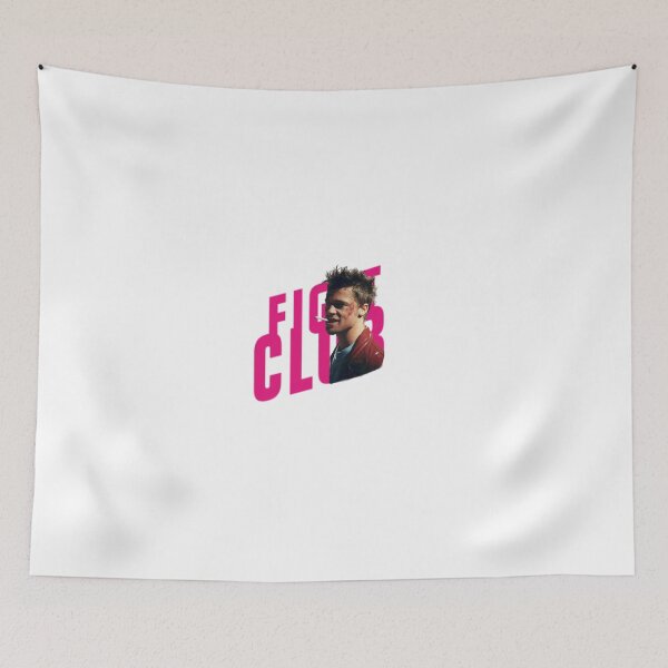 Item preview, Fight Club Tyler Durden Film Pink Title Image designed and sold by sasocru.