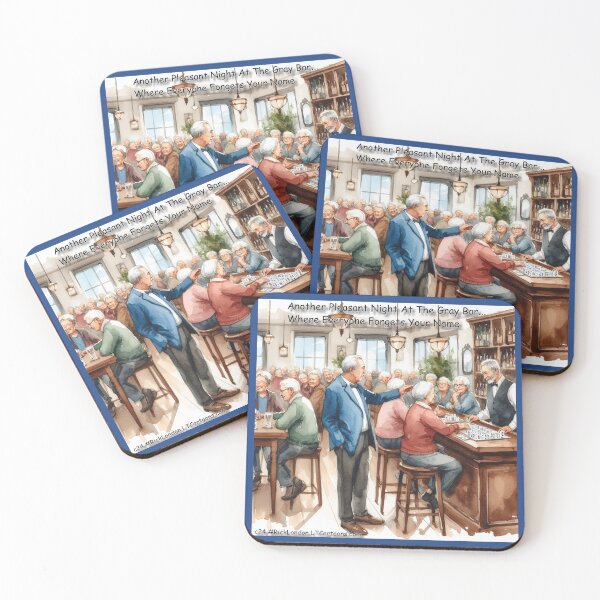 Item preview, Gray Bar - Where Everyone Forgets Your Name designed and sold by Rick London Gifts.
