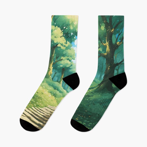 Item preview, Forest Path Anime Style designed and sold by MoriFantasy.