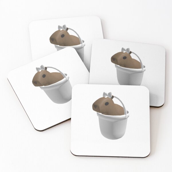 Item preview, Cute capybara in basket  designed and sold by preciousdesignz.