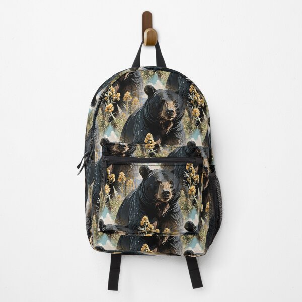 Item preview, Bear Surrounded By Yucca flower New Mexico State Pattern 4 designed and sold by taiche.