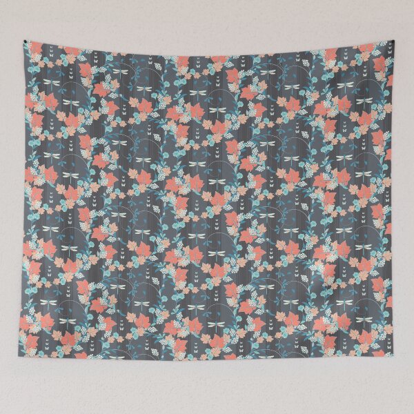 Item preview, Dragonflies in grape leaves designed and sold by Alex  Blud.