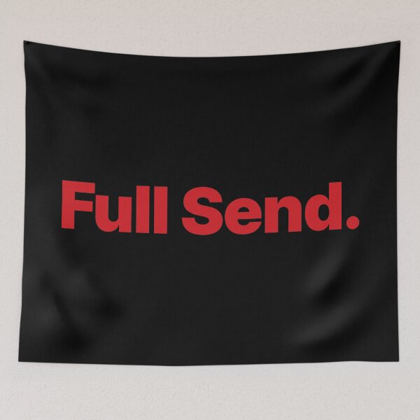 Item preview, Full Send (Red Text) designed and sold by STUDIO-72.