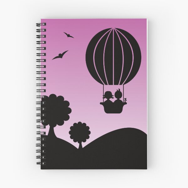 Item preview, Hot Air Balloon adventure  - Paisley & Gabe - Pink designed and sold by SquareKeyStudio.