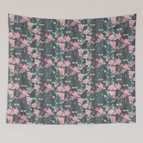 Item preview, Dragonflies in grape leaves designed and sold by Alex  Blud.