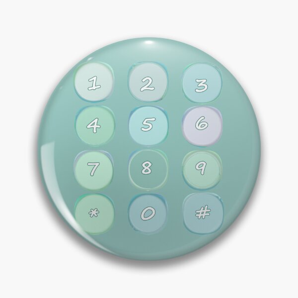 Item preview, Press the Pastel Phone Buttons Dial a Phone Number designed and sold by Beachy.