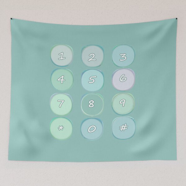 Item preview, Press the Pastel Phone Buttons Dial a Phone Number designed and sold by Beachy.