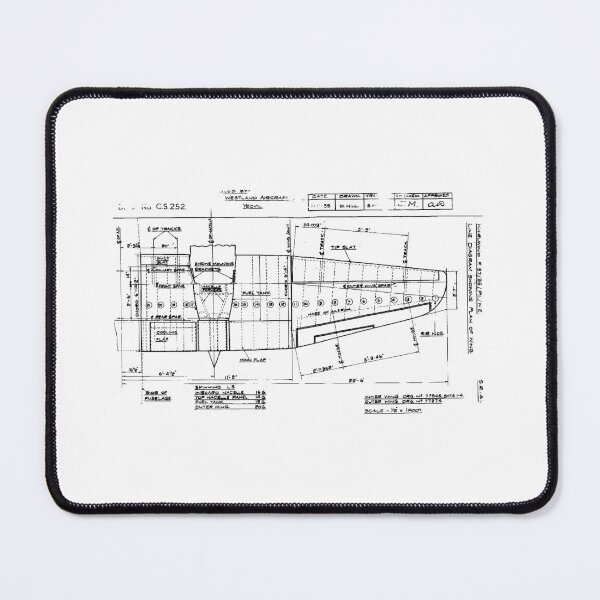 Item preview, Westland Whirlwind Wing Factory Drawing designed and sold by mattbearman.