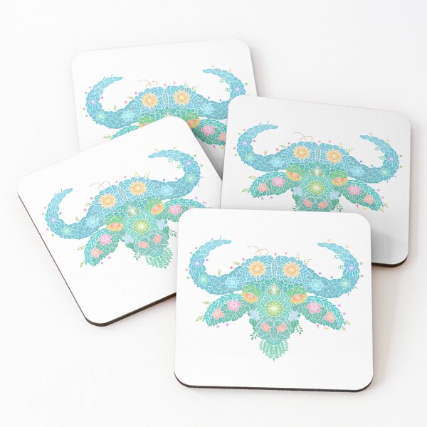 Item preview, Floral  Animal "Buffalo" WeArePrettierThanFlowers designed and sold by birthflower.