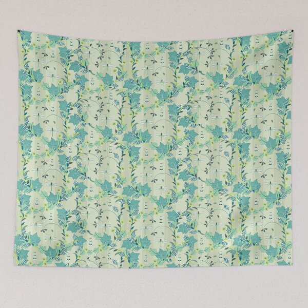Item preview, Dragonflies in grape leaves designed and sold by Alex  Blud.