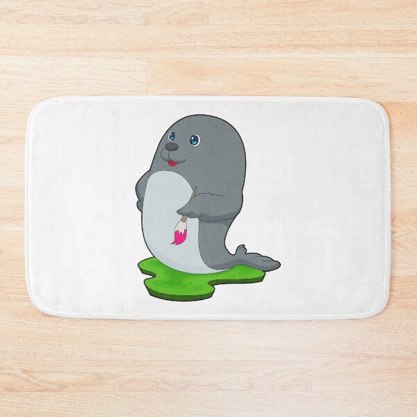 Item preview, Seal Painter Paintbrush Painting designed and sold by Snabdesign84.