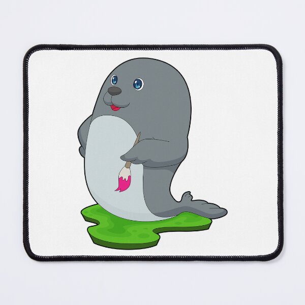 Item preview, Seal Painter Paintbrush Painting designed and sold by Snabdesign84.
