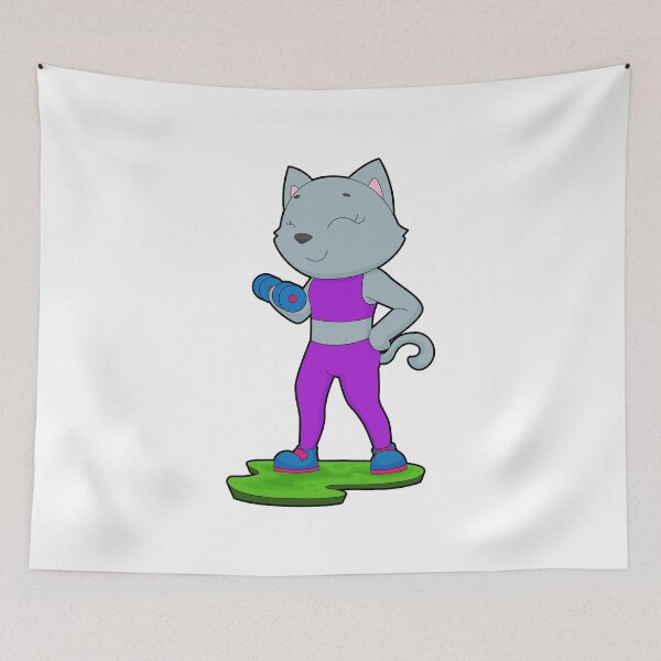Item preview, Cat Fitness Dumbbell designed and sold by Snabdesign84.