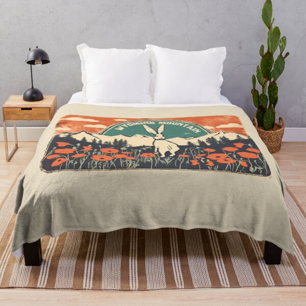Item preview, Wyoming Mountain of Poppy Flowers Rocky Mount Climbing Camping designed and sold by wigobun.