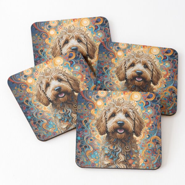 Item preview, Cute Illustration of a Labradoodle Doodle designed and sold by vanYperen.