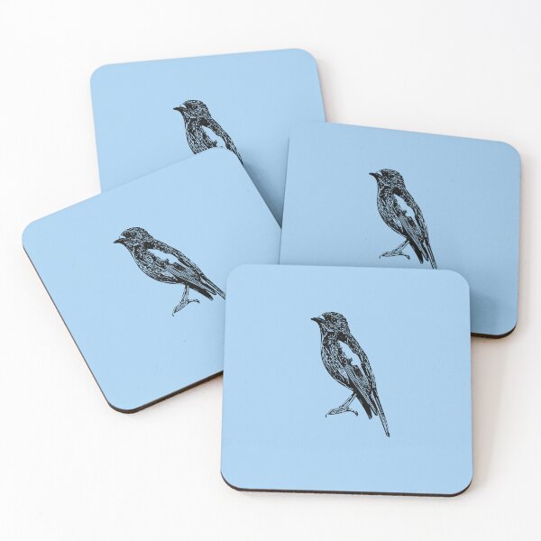 Item preview, Flame Robin Black Design designed and sold by designsasstultd.