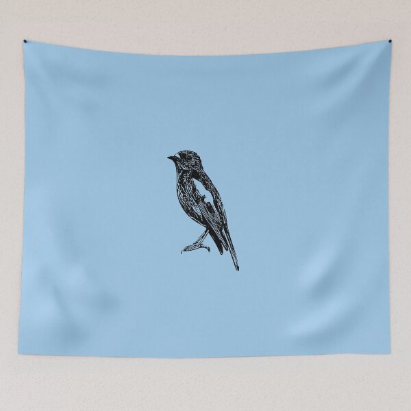 Item preview, Flame Robin Black Design designed and sold by designsasstultd.