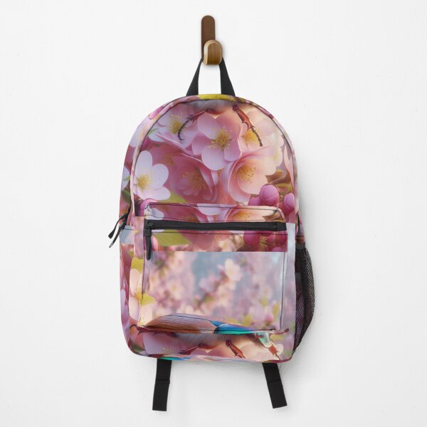 Item preview, pink flower with may beetle Floral Patterns Background designed and sold by Expressions-Sel.