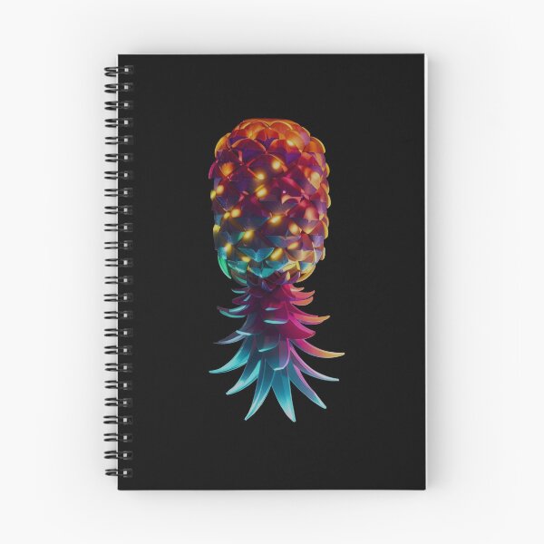 Item preview, Upside Down Green & Orange Colorful Glowing Pineapple Pattern | IYKYK Lifestyle designed and sold by JLEmporium.