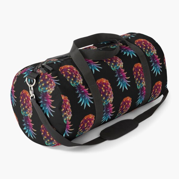 Item preview, Upside Down Green & Orange Colorful Glowing Pineapple Pattern | IYKYK Lifestyle designed and sold by JLEmporium.