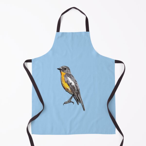 Item preview, Flame Robin Black Alternate Design designed and sold by designsasstultd.