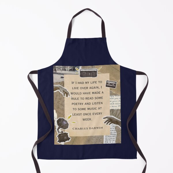 Item preview, Charles Darwin quote: if I had to live my life again, I would have made a rule to read some poetry and listen to some music at least once every week. designed and sold by artbleed.